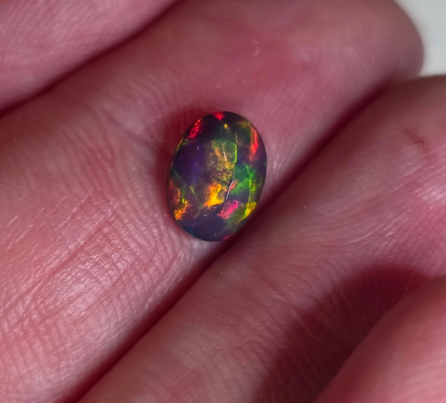 Pietre preziose: 1,1 ct Opale noire naturelle facettée – Usato da Carouge GE venduto da Crystal_Energy 5