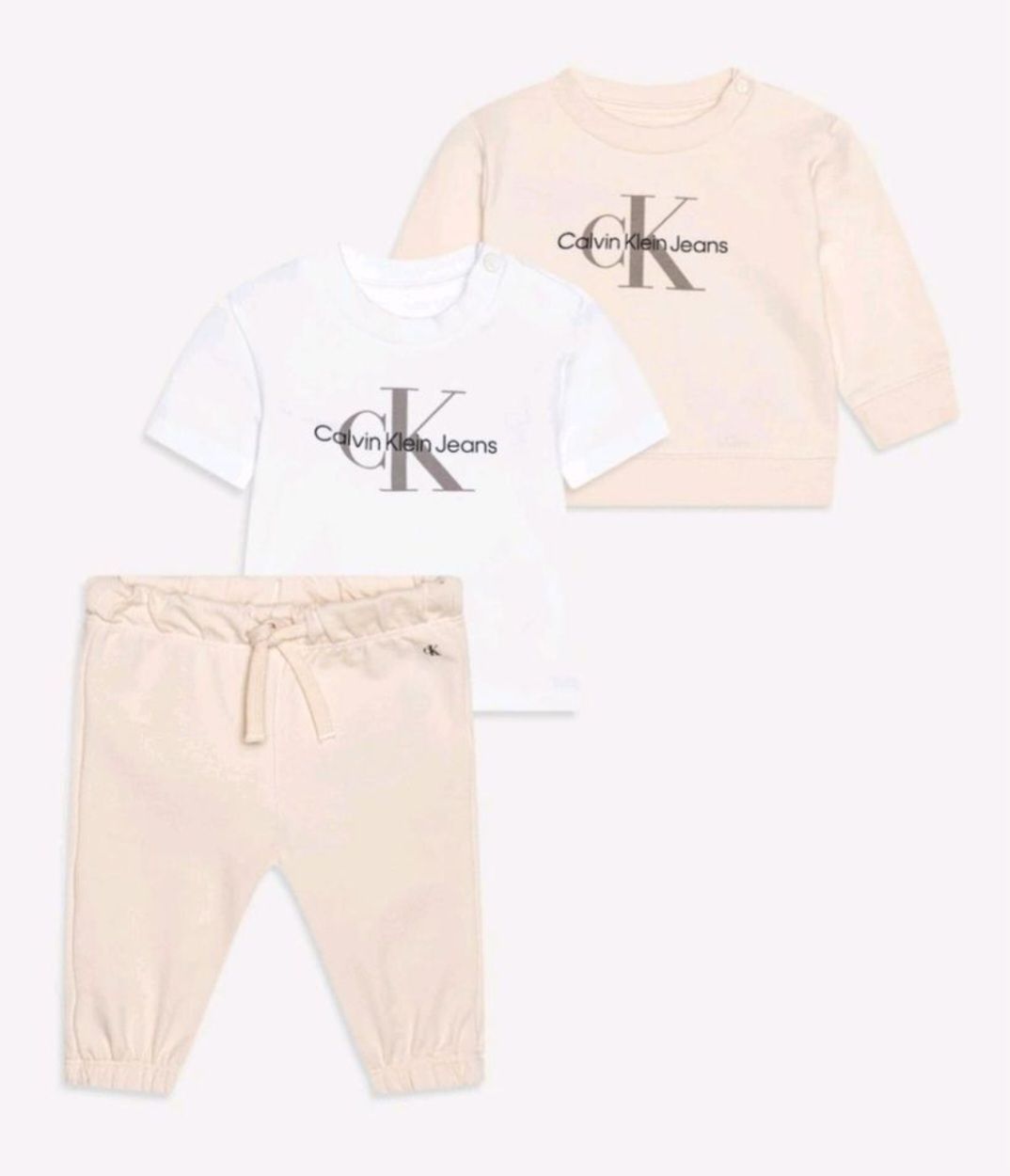 Calvin Klein Lotti & Set di vestiti: Calvin Klein Monogram Starter Giftpack Gr. 74 Baby-Geschenk – Nuovo e nell'imballaggio originale da Kaiseraugst venduto da Amante85