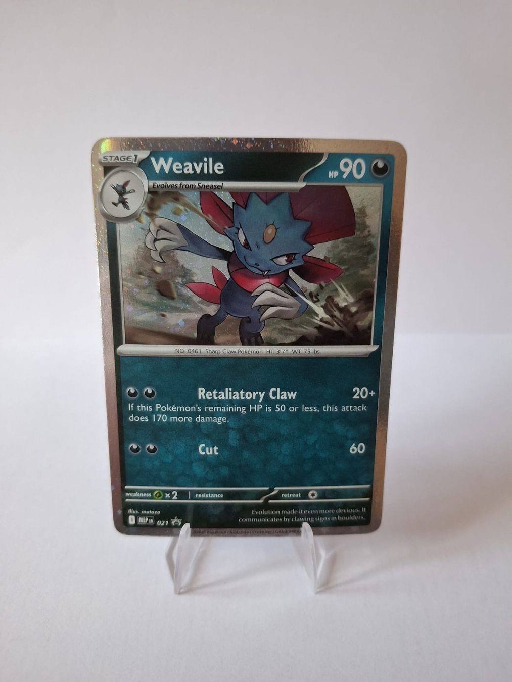 Pokémon Carte collezionabili: Pokemon - Weavile - MEP - 021 - EN – Nuovo (secondo la descrizione) da Trub venduto da PM94