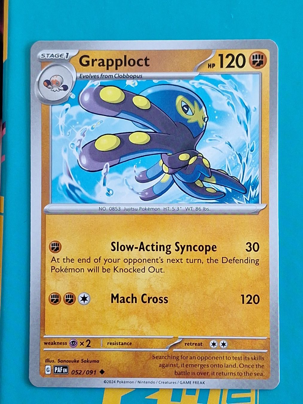 Pokémon Carte collezionabili: Grapploct - Pokemon Paldean Fates – Usato da Altstätten SG venduto da GGsGameshop