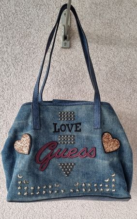 Guess Denim Handtasche & Clutch Y2K