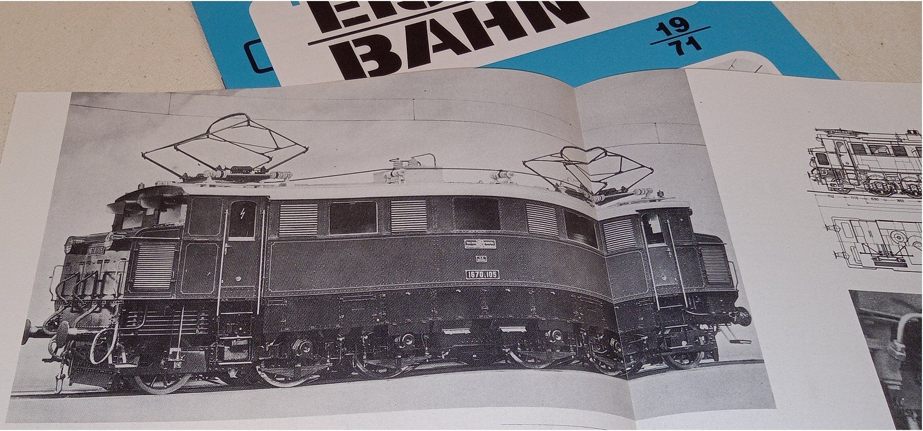 Modellini di ferrovie: TYPENPLAN H0 N 0 Wechselstrom-Elektrolok BR 1670.100 ÖBB – Usato da Hätzingen venduto da memory-lane 3