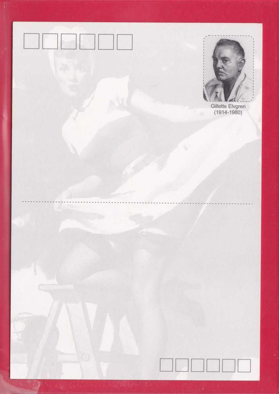 Ansichtskarten: PIN UP GIRL, FRÜCHTE – Gebraucht aus Oberrieden von Gebirgsstelze 1
