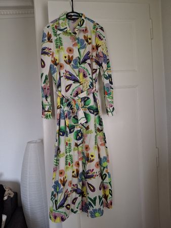 Robe chemise florale Zara S