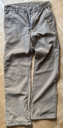 Beige Cordhose, Gr. 31/34