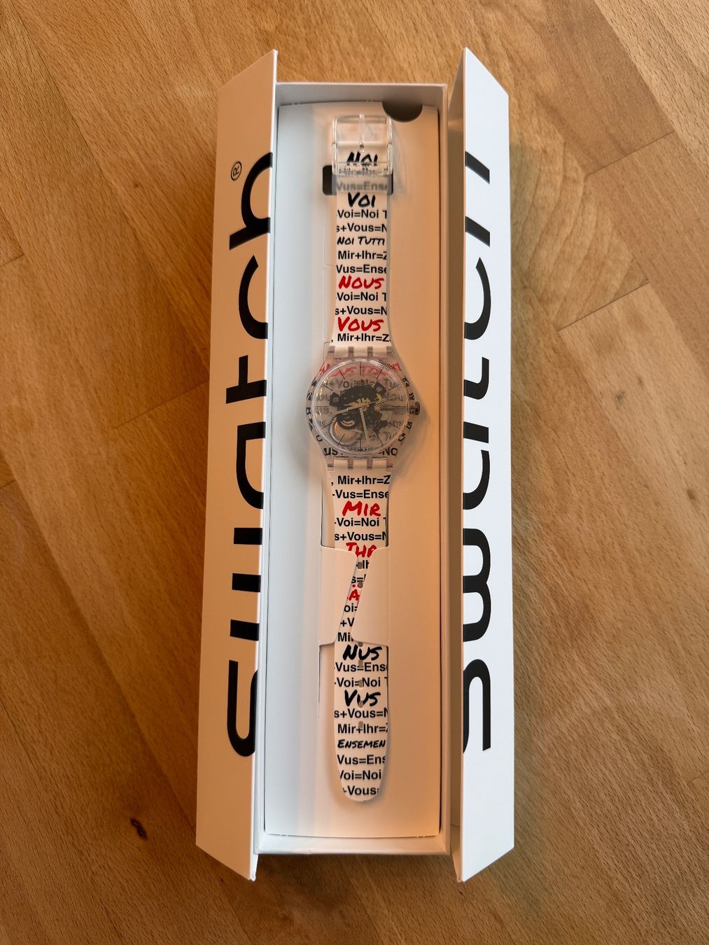 Swatch Orologi: Swatch Aktionärsuhr 2026 – Nuovo e nell'imballaggio originale da Fläsch venduto da eishobby