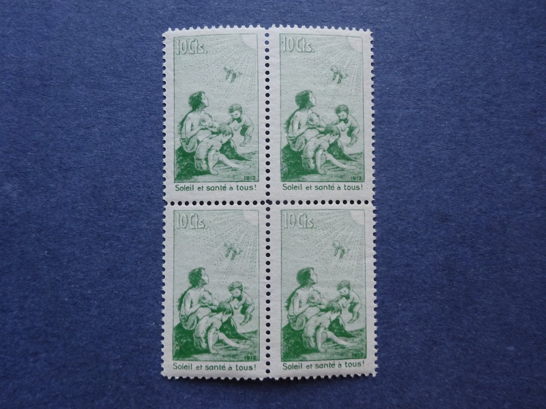 Tutti i francobolli: 1912 Pro Juventute im 4er Block postfrisch** – Usato da Appenzell-Steinegg venduto da adi1975 3