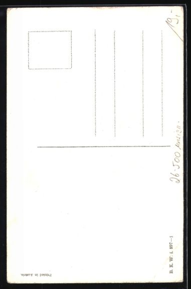 Cartoline postali: Robert Philippi: Mann mit Blumenstrauss  – Usato da Berlin venduto da bartko-reher 1