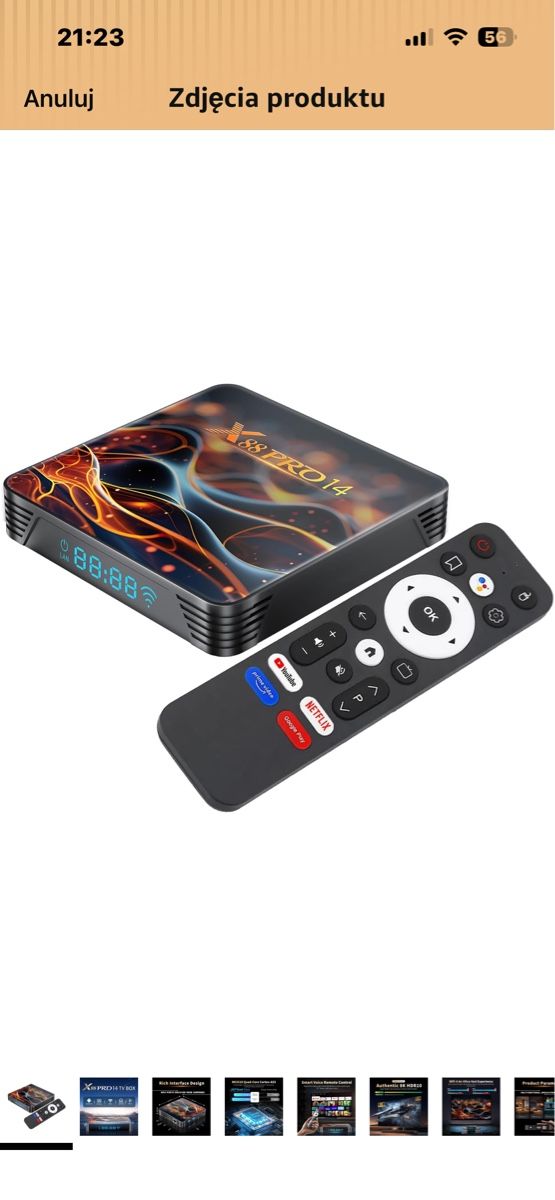 Multimediaplayer & Streamer: Smart tv box x88pro 14 – Gebraucht aus Rafz von kkk2kkk