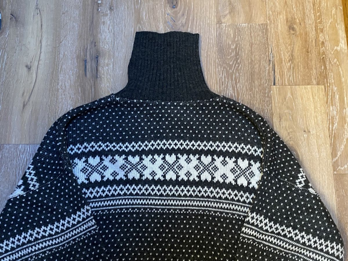 Top: Great winter Norwegian style jumper. Large S – Usato da Grund b. Gstaad venduto da PlageNeige 3