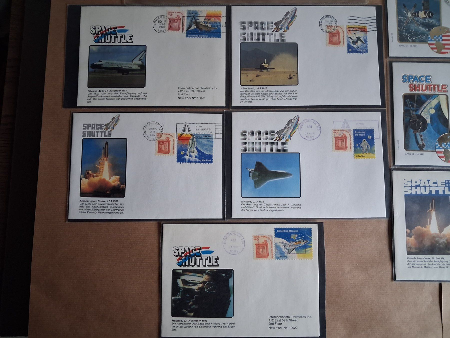 Tutti i francobolli: 21 FDC/ETBriefe Space Shuttle /Apollo .70-80iger Jahre – Nuovo (secondo la descrizione) da Hagendorn venduto da siwasi3 5