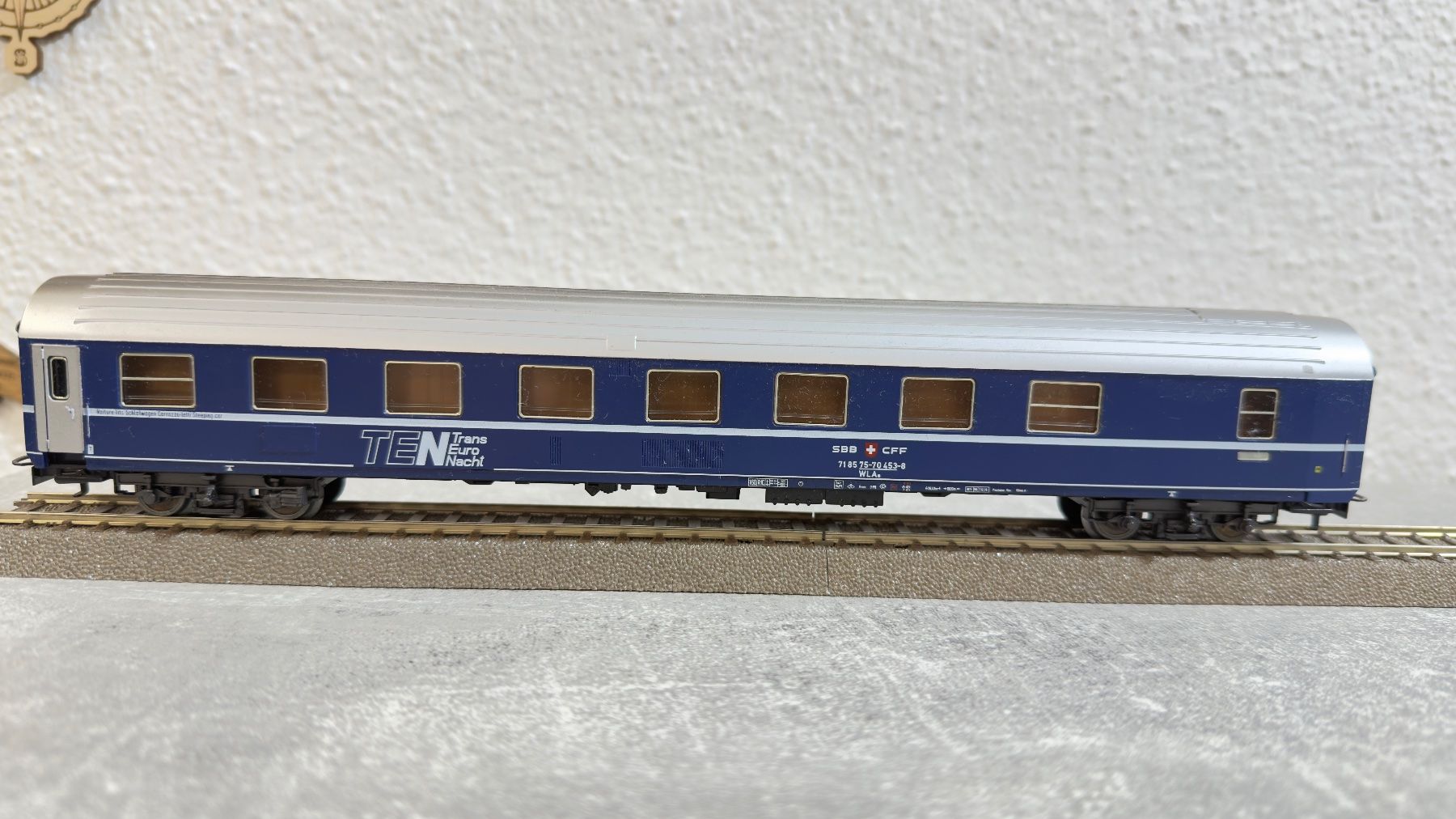 Märklin Modellini di ferrovie: Märklin Ten Schlafwagen H0 / AC – Usato da Schlieren venduto da rat_lq6b 1
