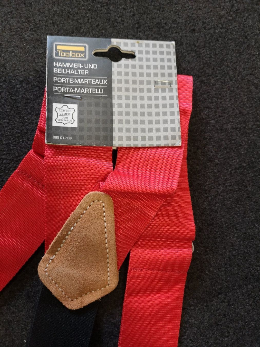Supporti a parete: Toolbox Hammer + Beilhalter Baustelle Werkzeug Gurt Halter – Nuovo (secondo la descrizione) da Kloten venduto da Euroasia 1