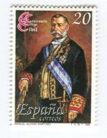 Briefmarke "Manuel Alonso Martínez". Spanien.