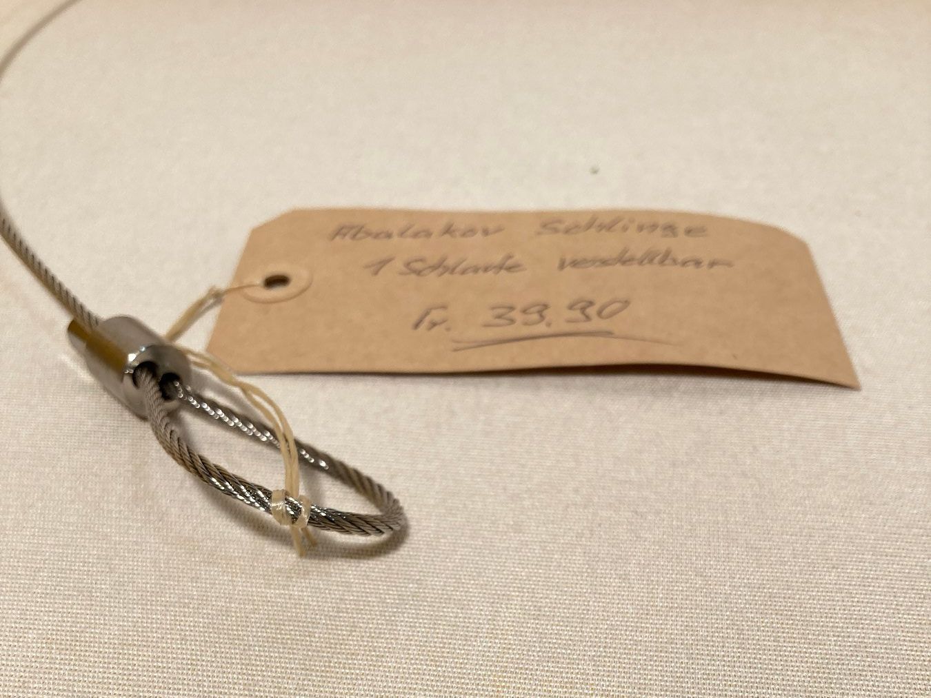 Ferramenta: Abalakov Schlinge 1 Schlaufe verstellbar Ungebraucht – Nuovo (secondo la descrizione) da Steffisburg venduto da pet_2d5t 1