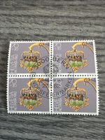 Schweiz Briefmarke Helvetia Pro Patria 1982, Viererblock