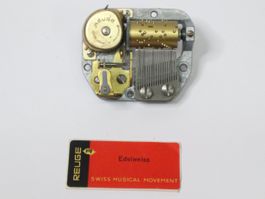 Musikdose Reuge Spieluhr Swiss Made Edelweiss Spieldose