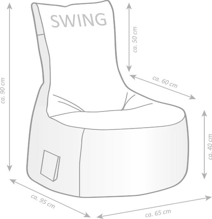 Gemütlicher Sitzsack, Sitting Point Swing Set Scuba 4