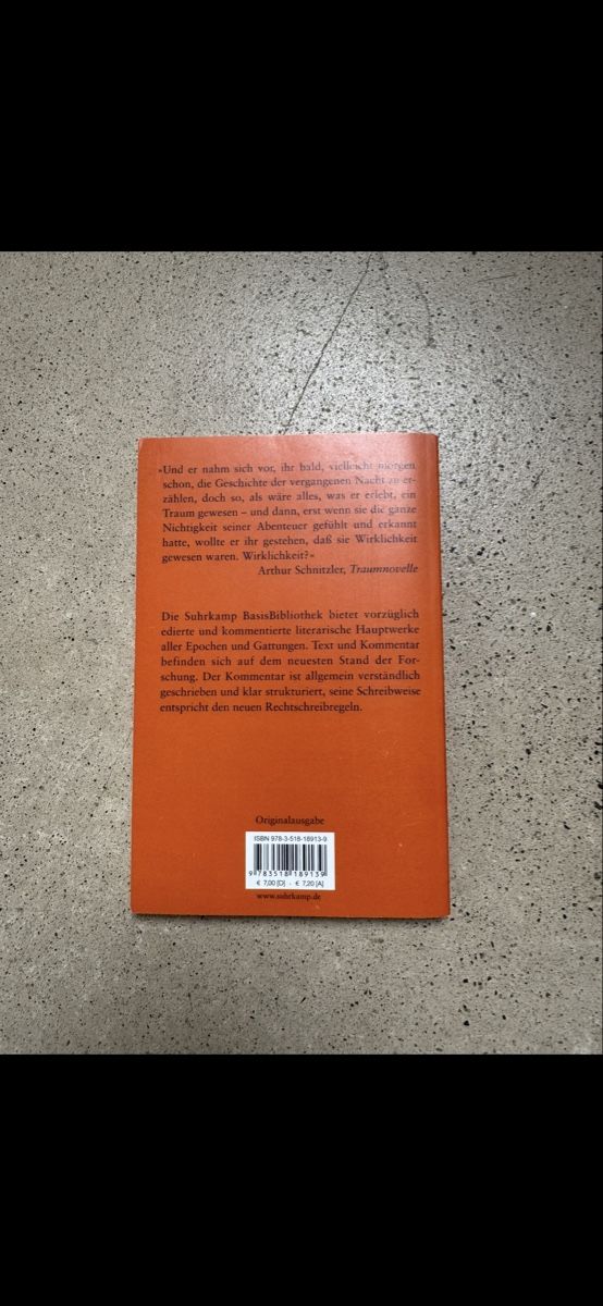 Libri: Arthur Schnitzler - Traumnovelle – Usato da Olten venduto da lea_d8rp 1