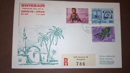 Swissair Geneve - Oran 07.04.1976