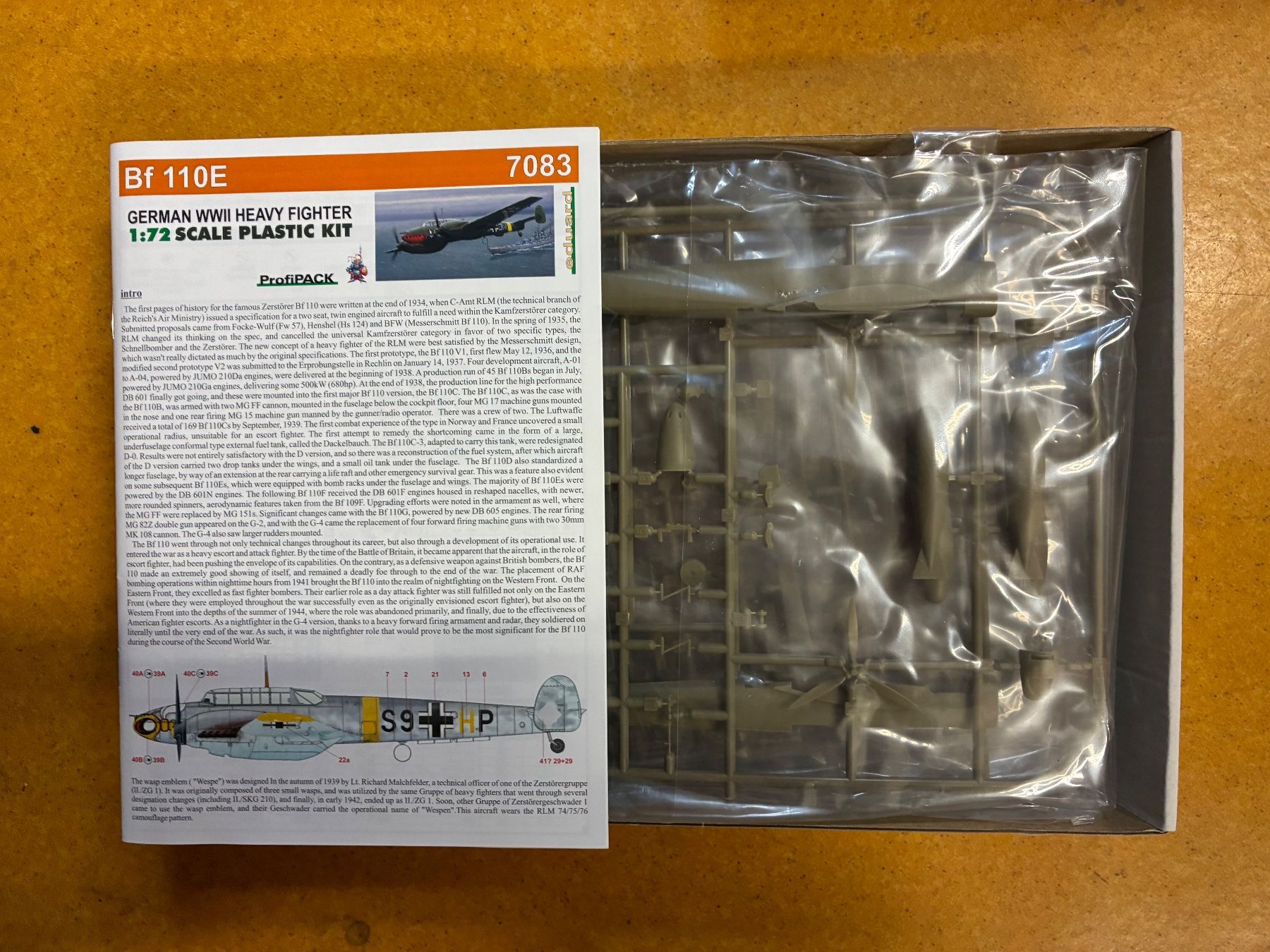 Kit di modellismo & Modellini statici: Messerschmitt Bf 110 E 1:72 Eduard Profi Pack – Nuovo e nell'imballaggio originale da Rapperswil BE venduto da Silverwings 1