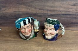 Antike Toby Krüge, Sammlerstücke, Top Zustand, Vintage