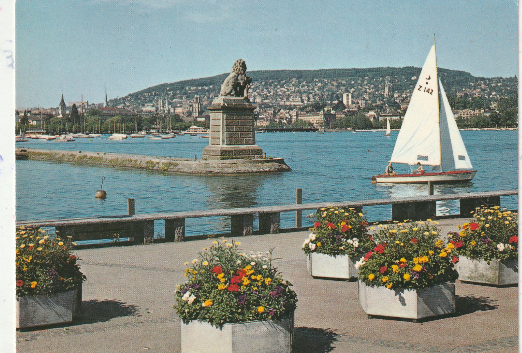 Cartoline postali: Zürich  – Usato da Lumbrein venduto da made02