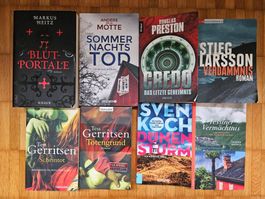 8 spannende Krimis/Thriller