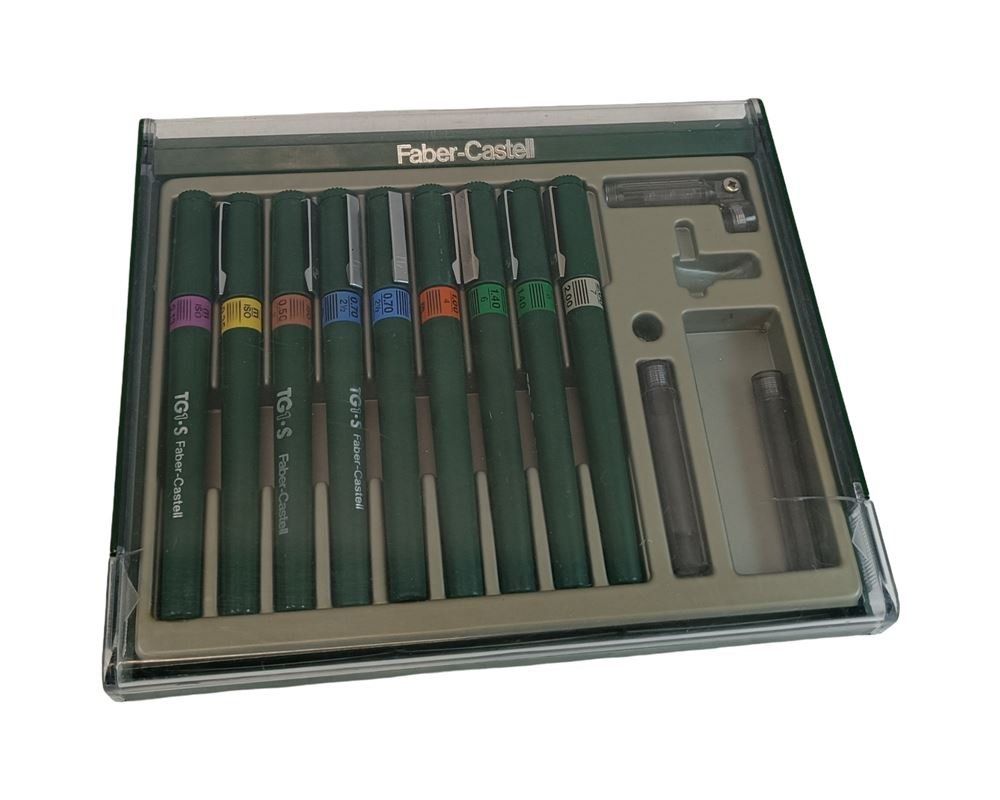 Faber-Castell Penna & Evidenziatori: FABER-CASTELL TG1-S Technische Zeichenstift Set – Usato da Luzern venduto da Restwert_Luzern 1