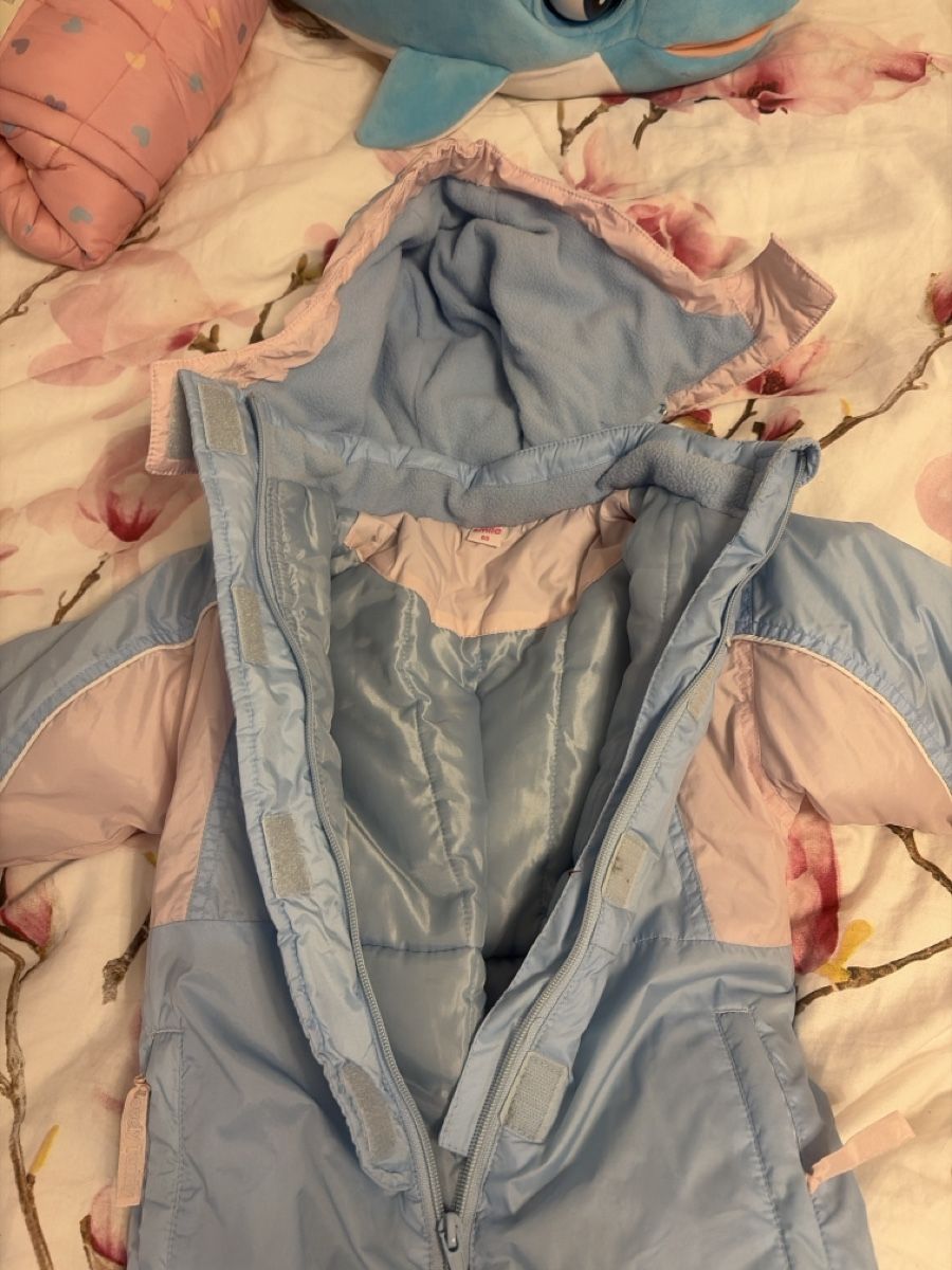 Babyanzüge: Schneeanzug Kinder hellblau rosa Gr.80 – Gebraucht aus Sevelen von nan_ps5j 1