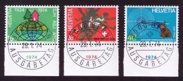 1974_548-550_Sondermarken_Jugend_Pistole_Schöne ET-VO_KW 15!