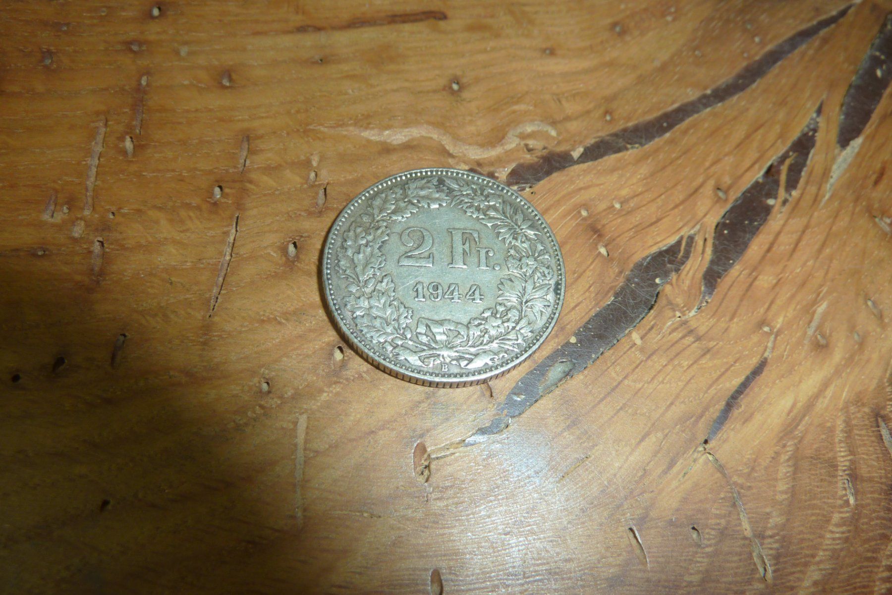 Tutti le monete: Silber, Münze, 2 Schweizer Franken, 1944 – Usato da Lausen venduto da akira003