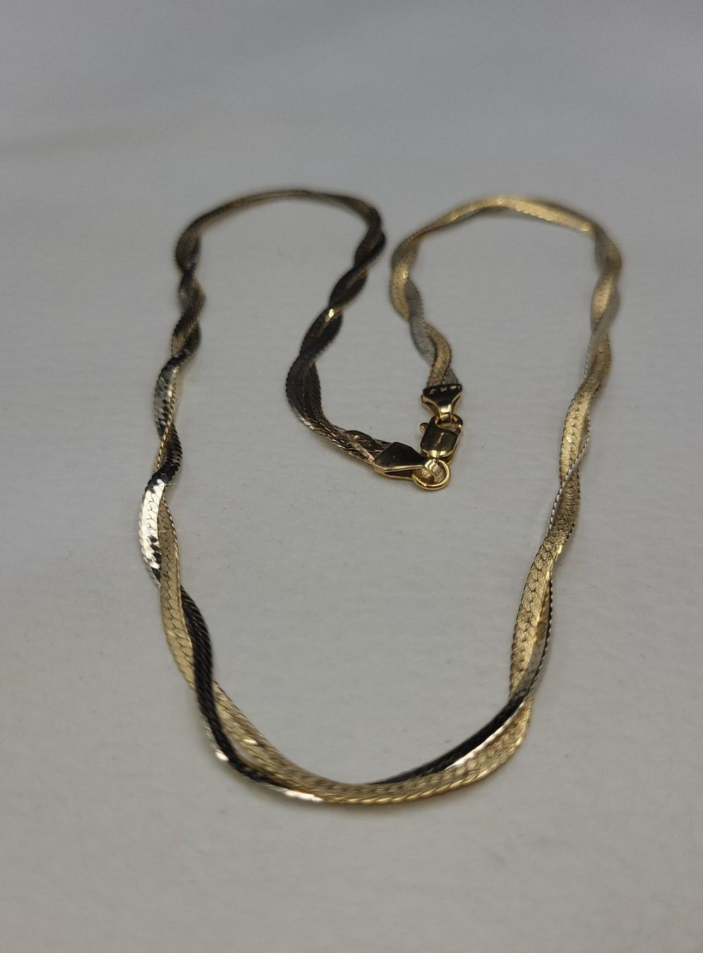 Catenine: Gold 585 Bicolour Collier – Usato da Wald ZH venduto da Dasilver 6