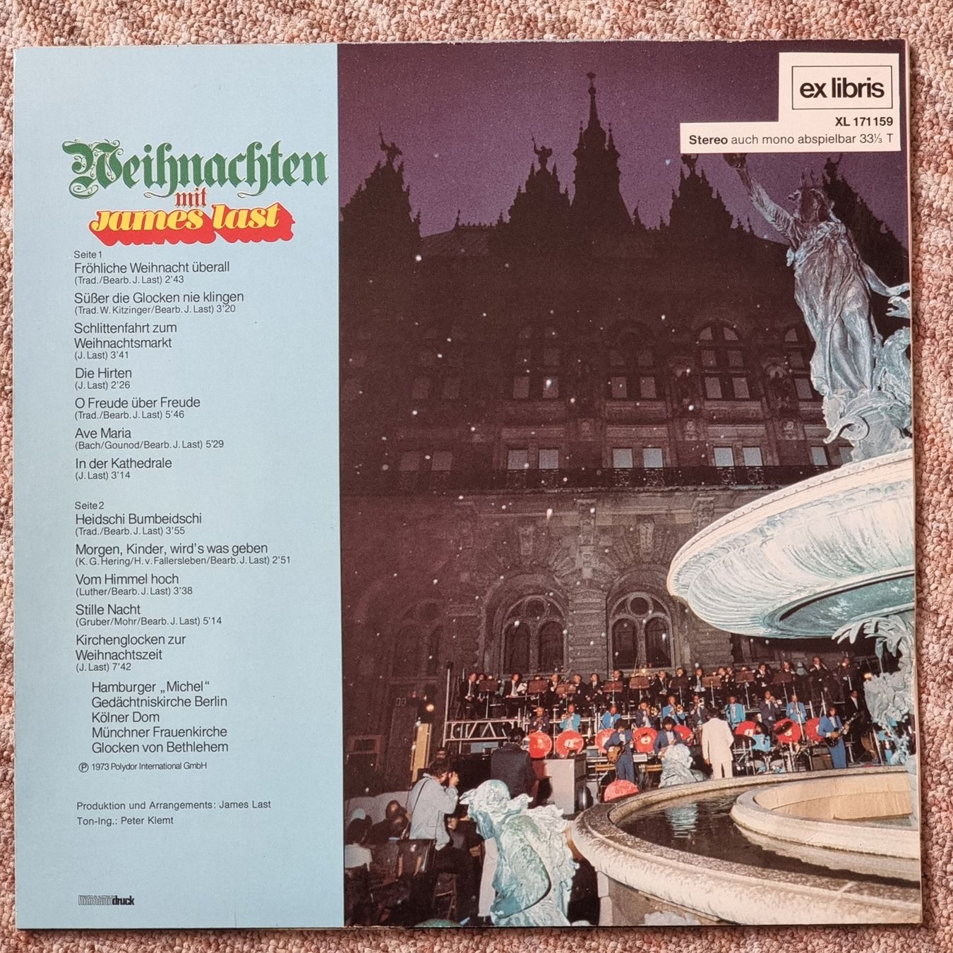 Dischi in vinile: James Last - Weihnachten, Ex Libris Schallplatte + 2. LP – Usato da Villigen venduto da Tschachtlan 1