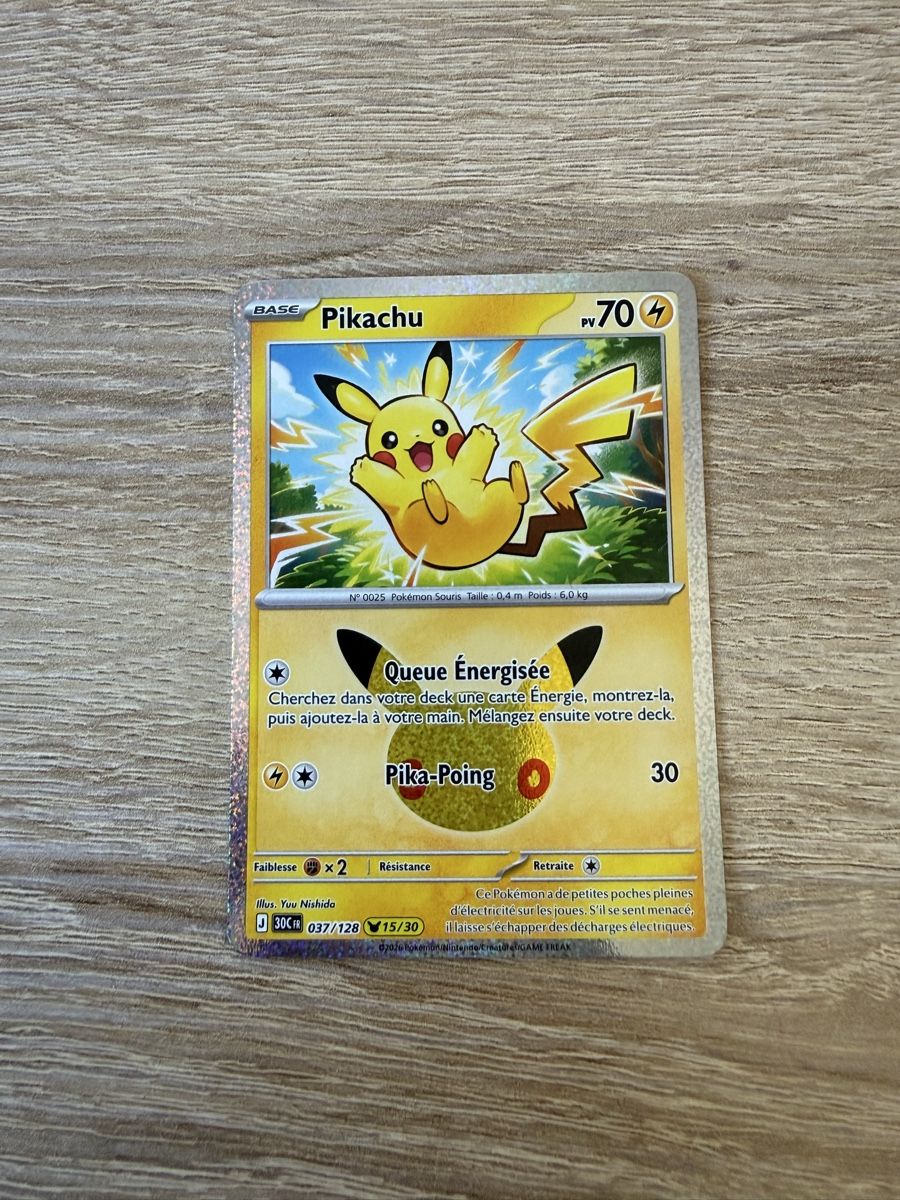 Pokémon Sammelbilder & Trading cards: Pikachu (30C 037) – Neu (gemäss Beschreibung) aus Montreux von Martina.imhof31