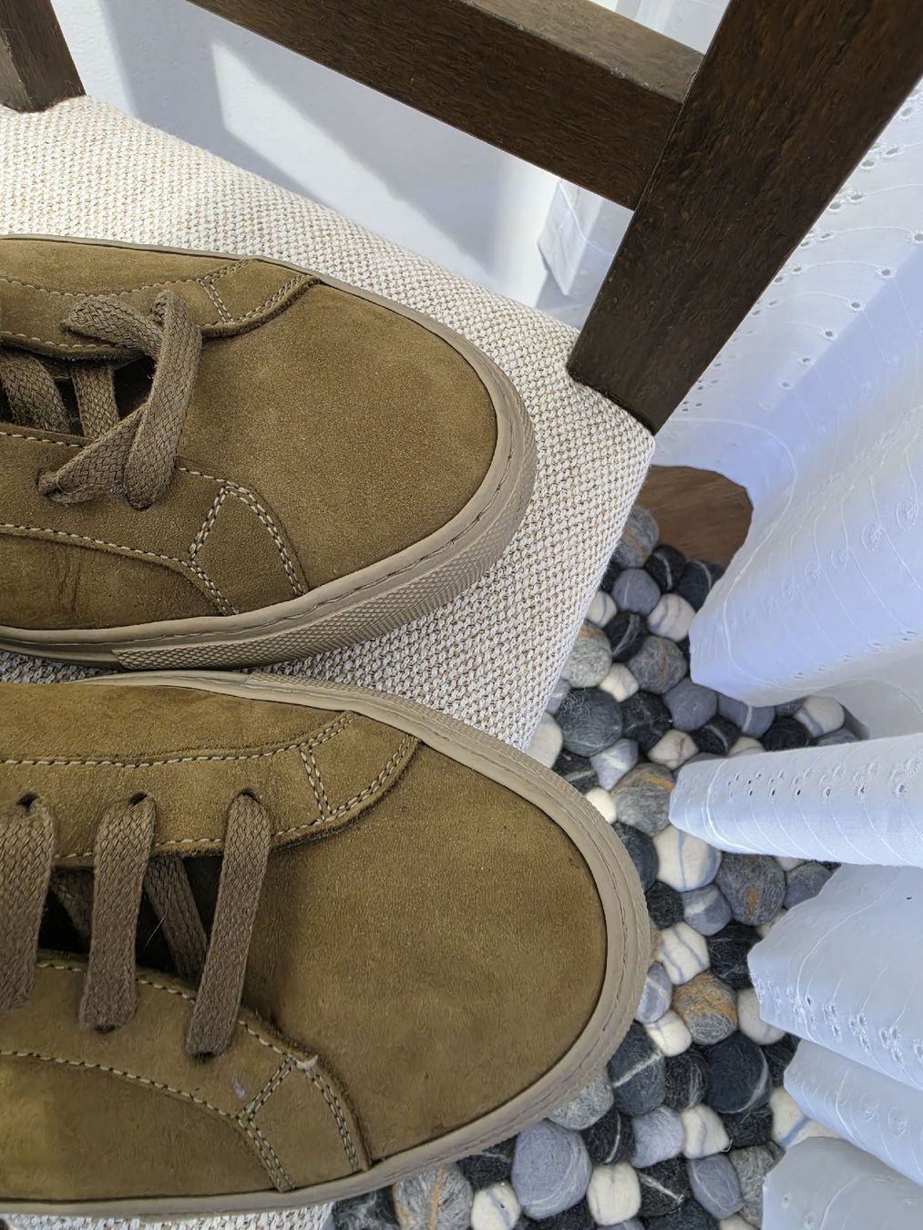 Scarpe da uomo: Sneaker Common Projects Wildleder oliv Grösse 42  – Usato da Adligenswil venduto da FriedasWelt 6