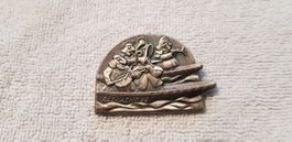 Plakette Fasnacht Basel 1995 Silber