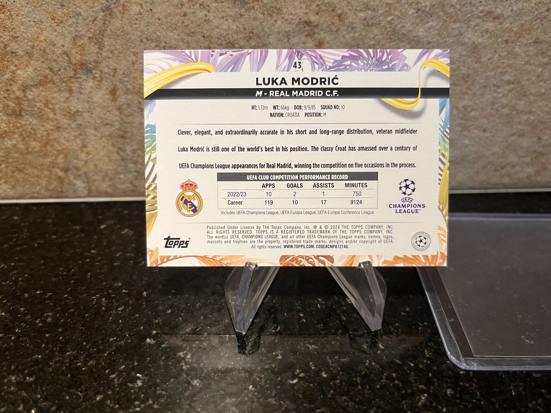 Topps Carte collezionabili: UEFA Topps Luka Modric REAL MADRID carnaval – Usato da Moudon venduto da AndreSR89 1