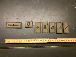 Schweizer Armee Gradabzeichen TAZ 90 Funktionsabzeichen LOT