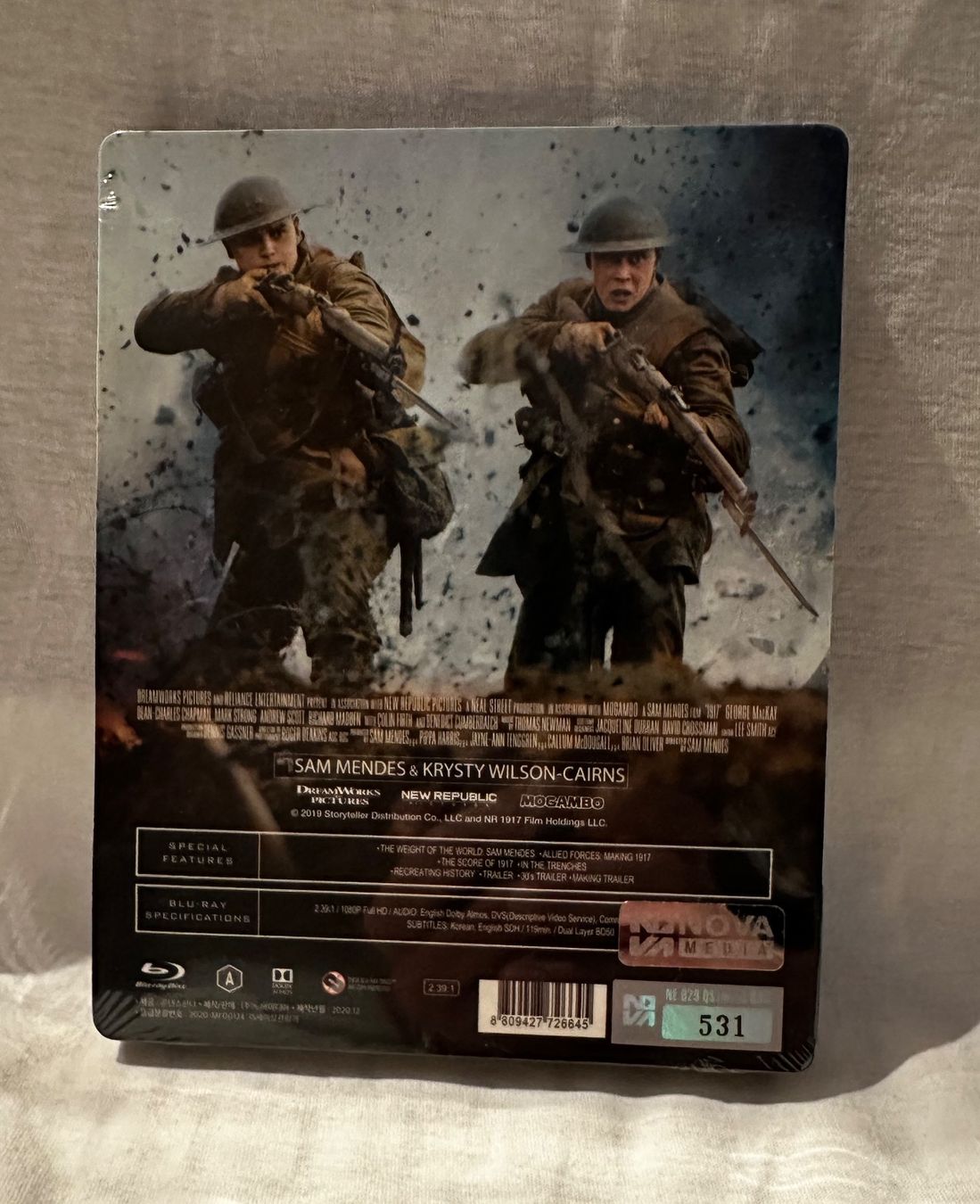 Tutti i DVDs: 1917, Sam Mendes, Steelbook OVP – Nuovo e nell'imballaggio originale da Zollikofen venduto da hekote 1
