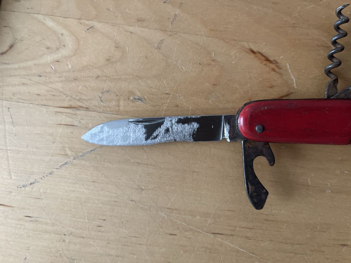 Coltelli tascabile: Vintage Taschenmesser rot – Usato da neuenhof venduto da cocoros 2