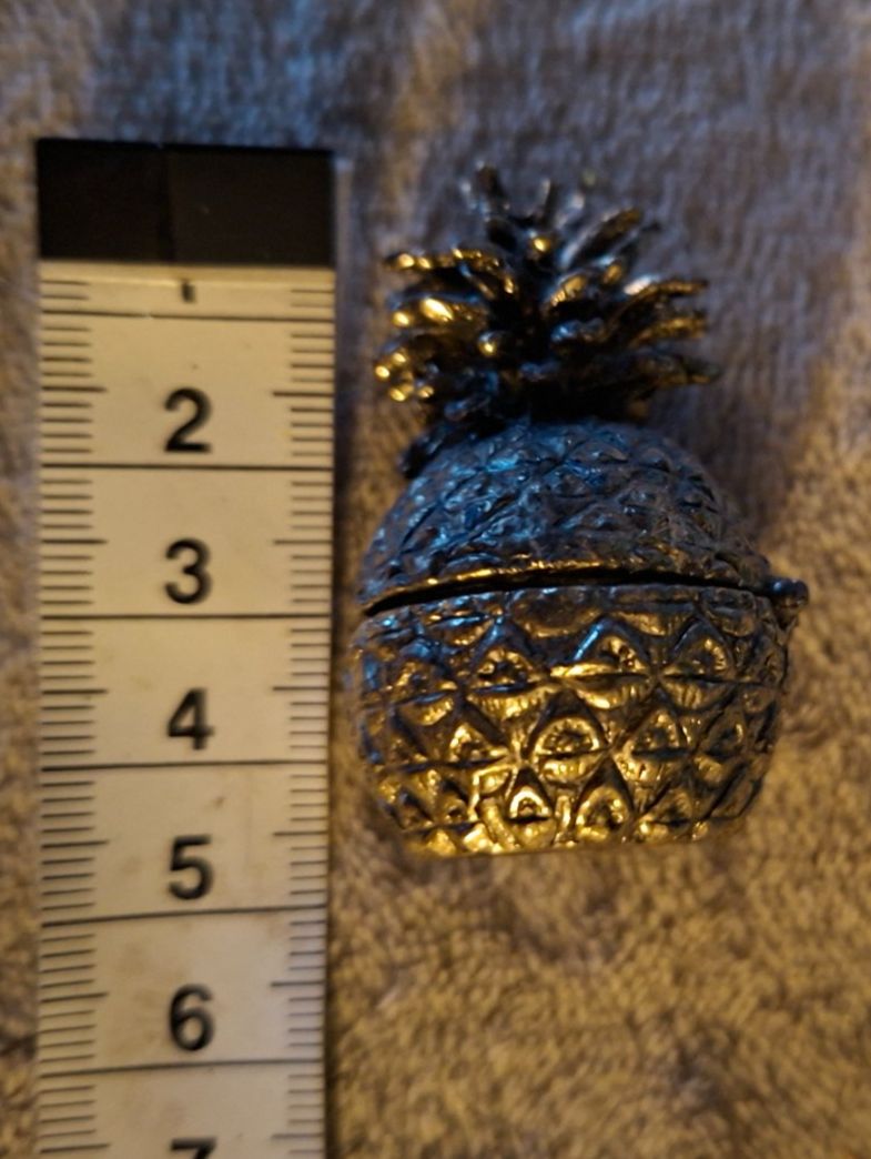 Zuccheriere: Süsses,Vintage Asugrin-Zuckerdöschen als Ananas – Usato da Otelfingen venduto da silver-moon 3