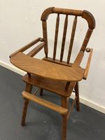 Antiker Pupen Hochstuhl, , Vintage