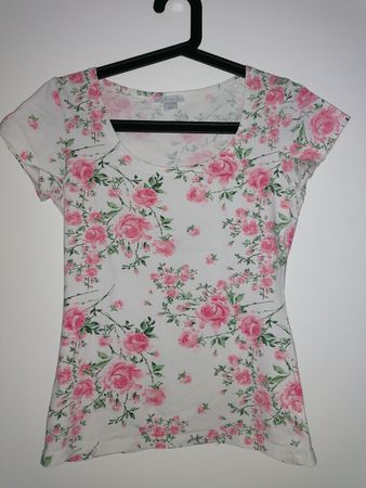 Sommerliches Damen T-Shirt, Grösse S