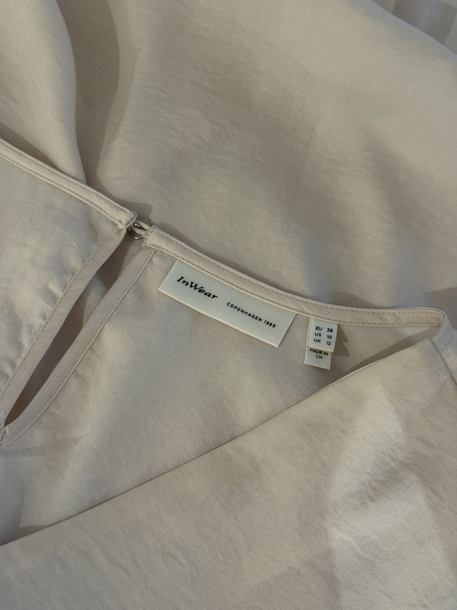 Camicette: Damen Bluse Creme Elegant V-Ausschnitt  – Nuovo (secondo la descrizione) da Zürich venduto da RicardoExplorer 2