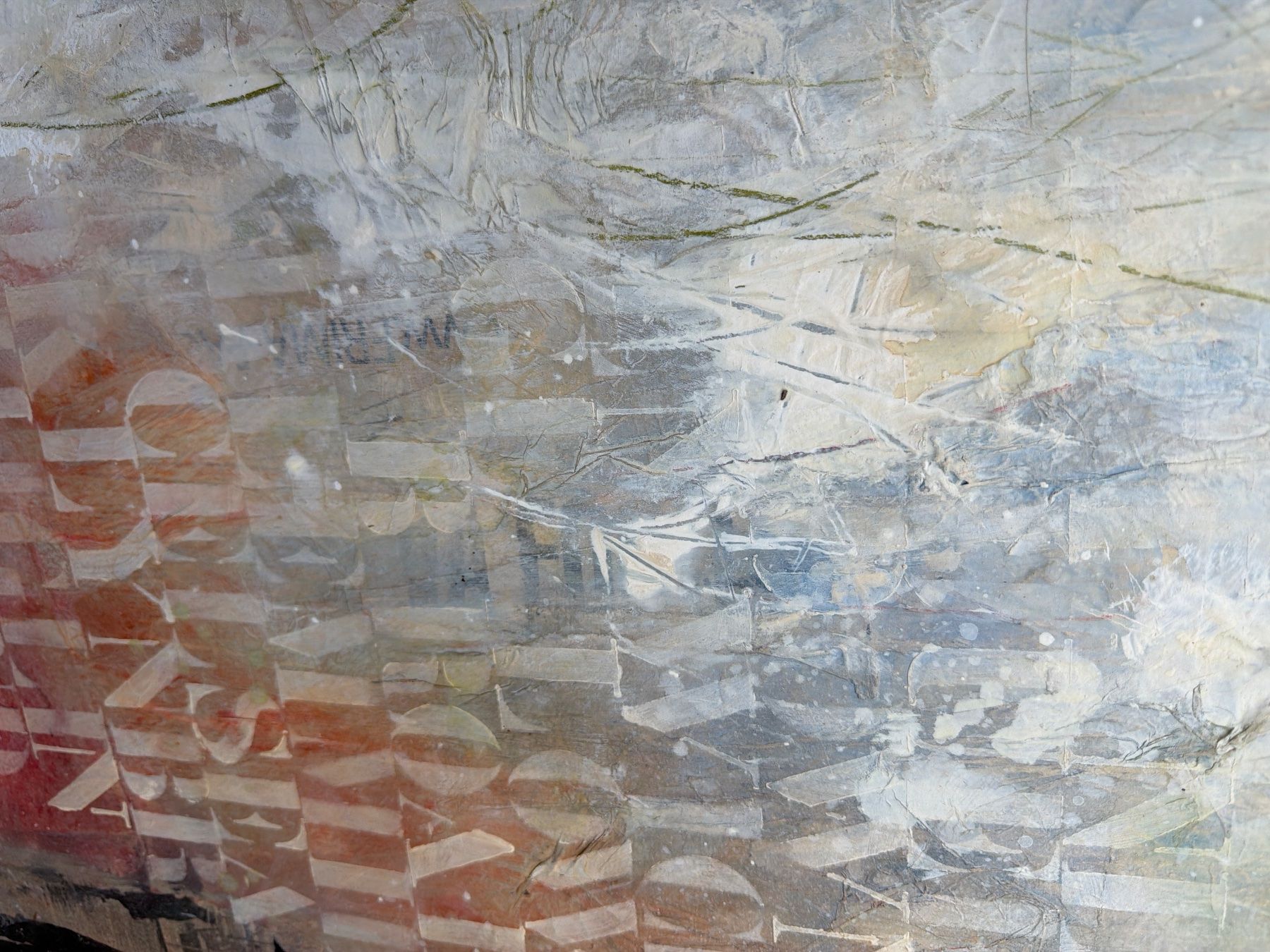 Tableaux: Doris Bosshard Collage auf Leinwand – D'occasion à Otelfingen par Yossi-68 7