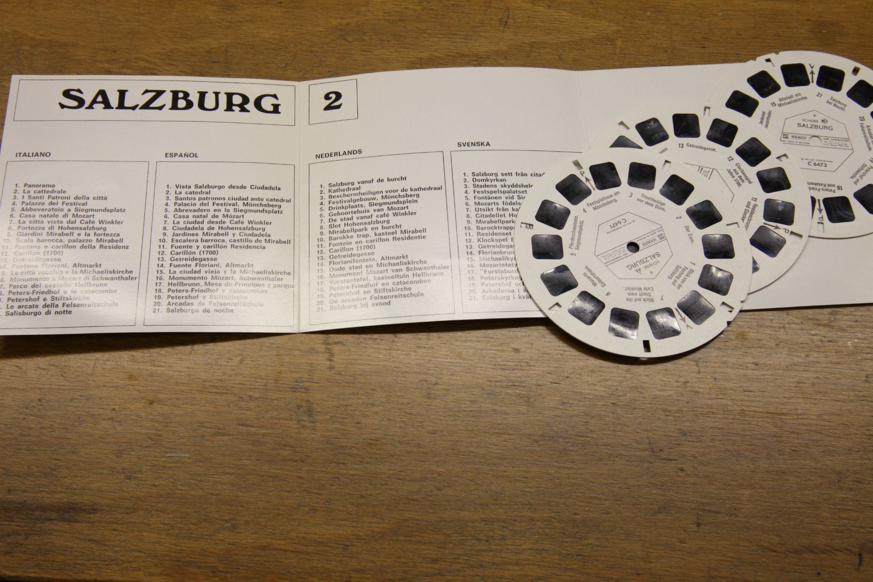 View-master Spielzeuge: View-Master Set: Salzburg, Nr. C 6471-6473 – Gebraucht aus Dietikon von Idefix66 2
