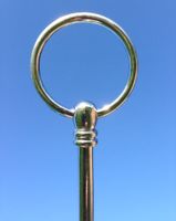 ETAGERE STANGEN  MAXIRING  SILBER  für eine 3-lagige Etagere