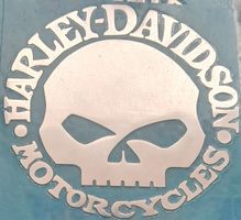 Autocollant Harley-Davidson Skull J040