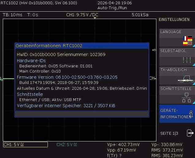 Misurare: Rohde & Schwarz RTC1002 70 MHz – Usato da Bennwil venduto da dav_26qg 3